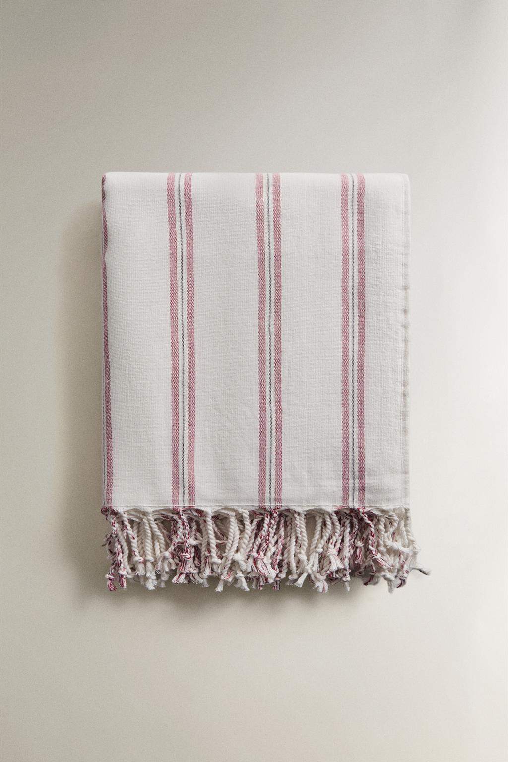 Полотенце для пляжа в полоску