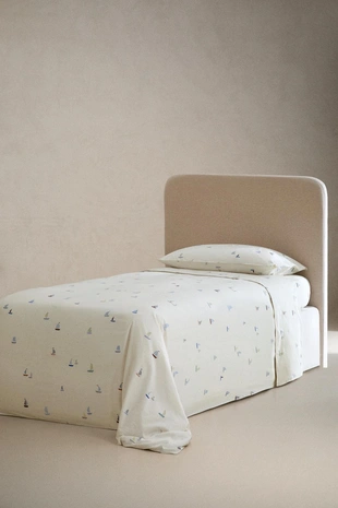 Купить Zara Хлопковый простынной на резинке