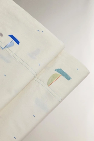 Хлопковый простынной на резинке- Заказать в России