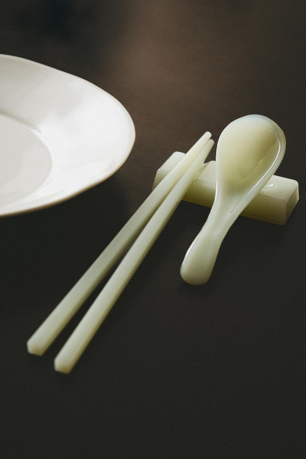 Набор палочек, ложки и держателя (набор из 3)