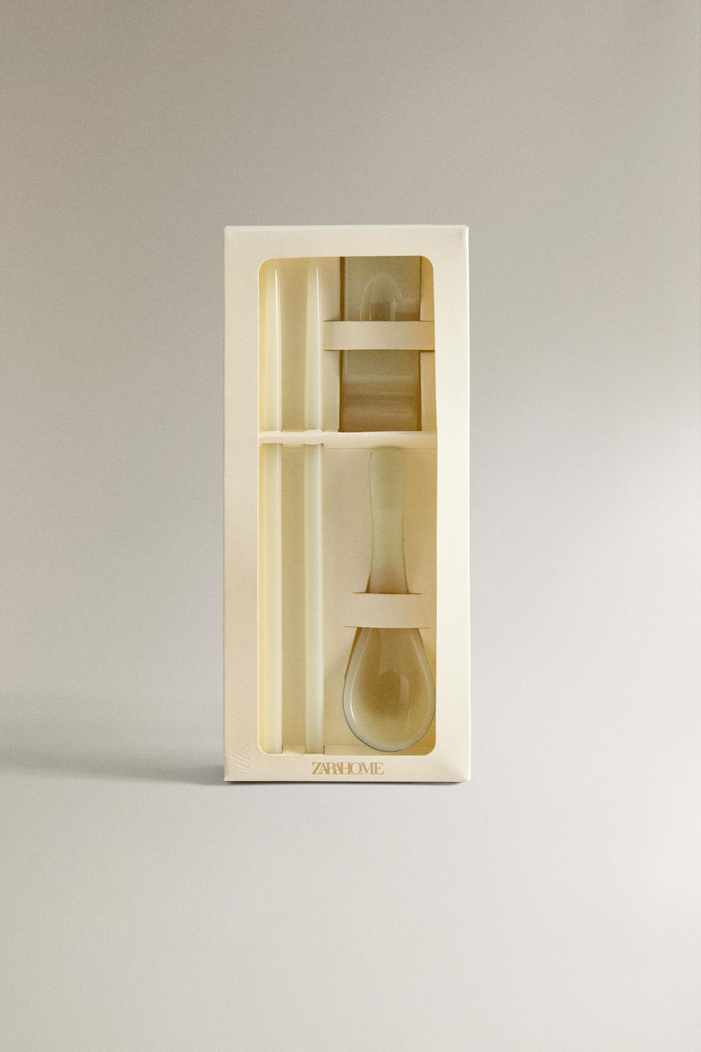 Набор палочек, ложки и держателя (набор из 3)