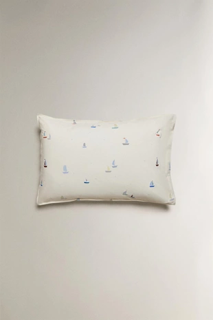 Купить Zara Детский хлопковый наволочка с лодочками