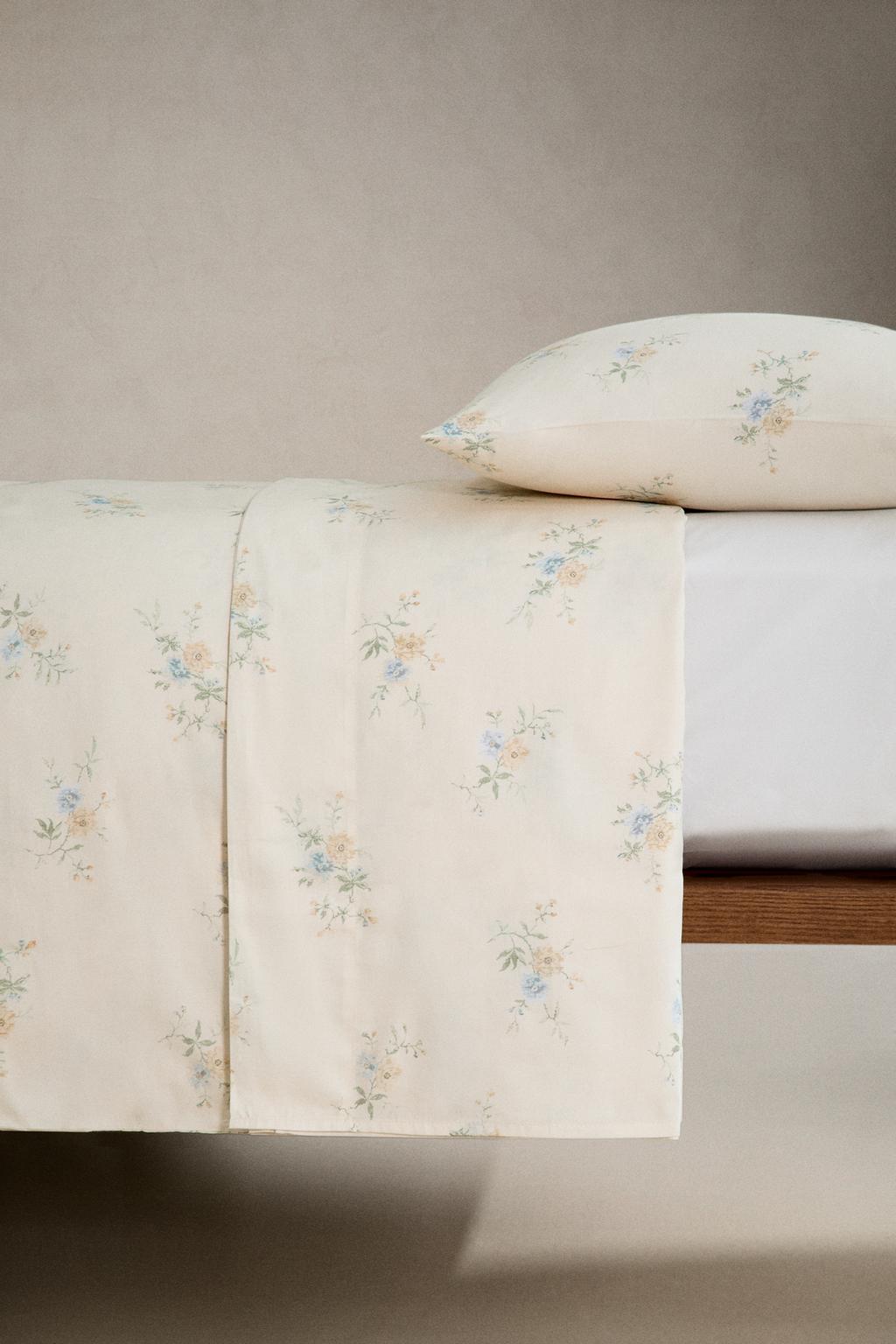 Простыня sateen floral bouquet