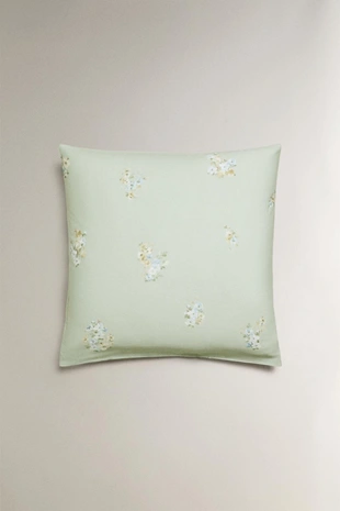 Наволочка с цветочным принтом из сатина- Заказать в России