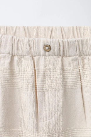 Брюки из рельефной ткани- Заказать в России