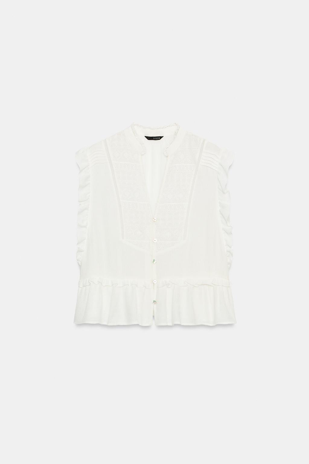 ТОП С ВЫШИВКОЙ И ВОЛАНАМИ