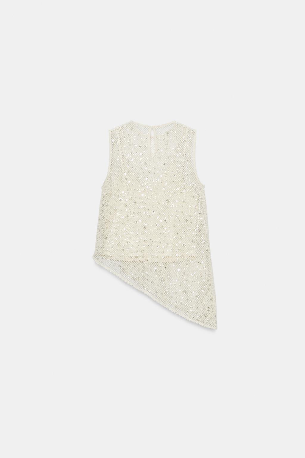 КРАСНЫЙ ТОП С ПАЙЕТКАМИ