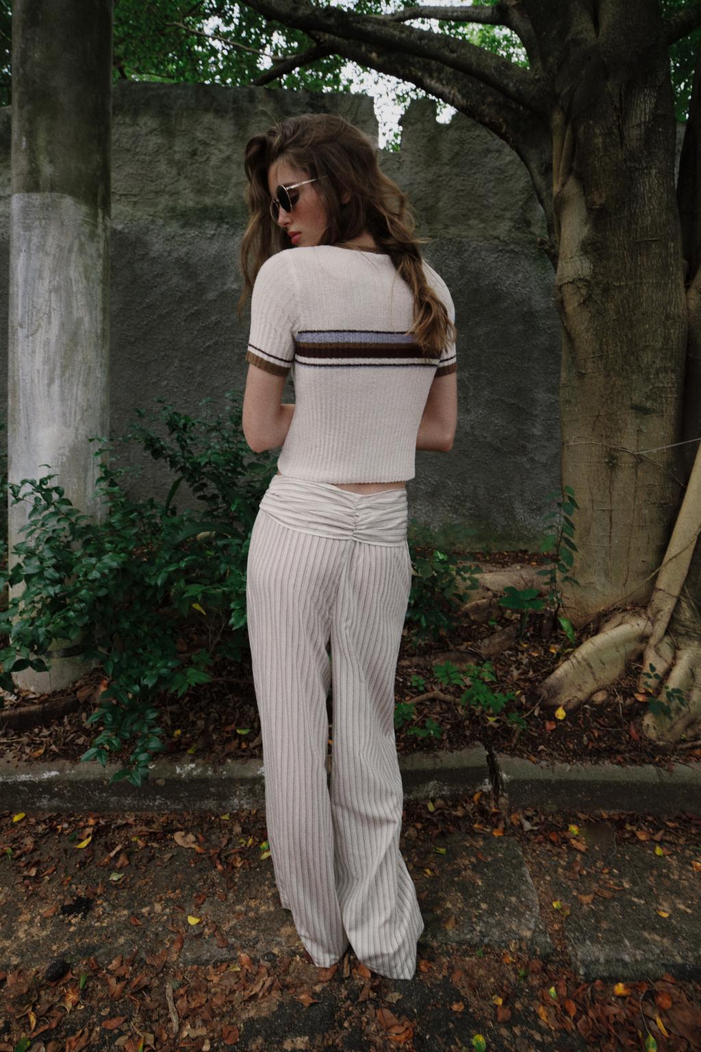 ТОП В СТИЛЕ РУСТИК В ПОЛОСКУ