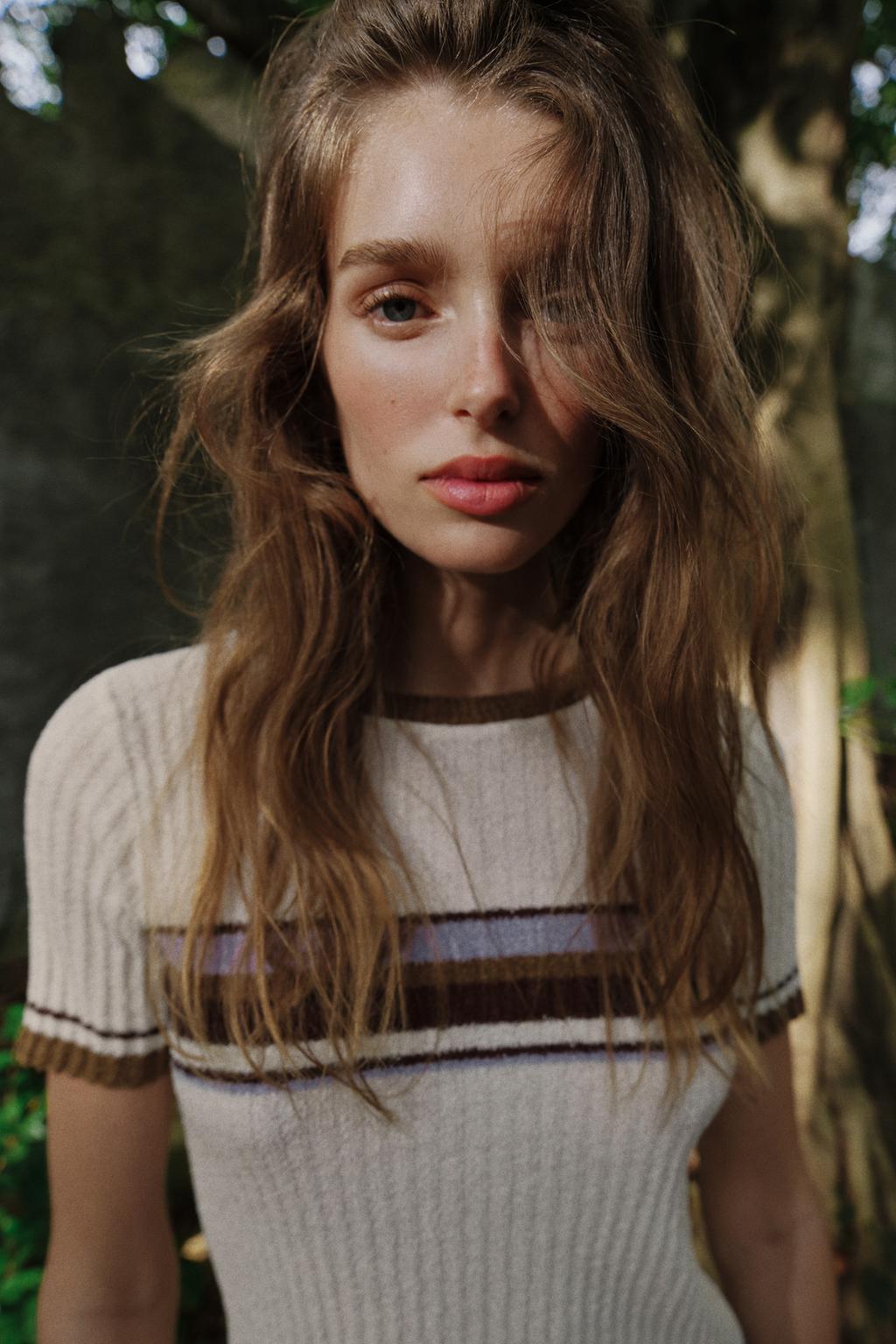 ТОП В СТИЛЕ РУСТИК В ПОЛОСКУ