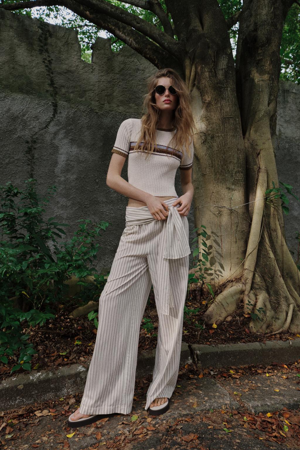 ТОП В СТИЛЕ РУСТИК В ПОЛОСКУ