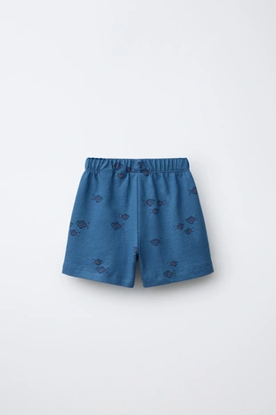 Бермуды с принтом «рыбы»- Заказать в России