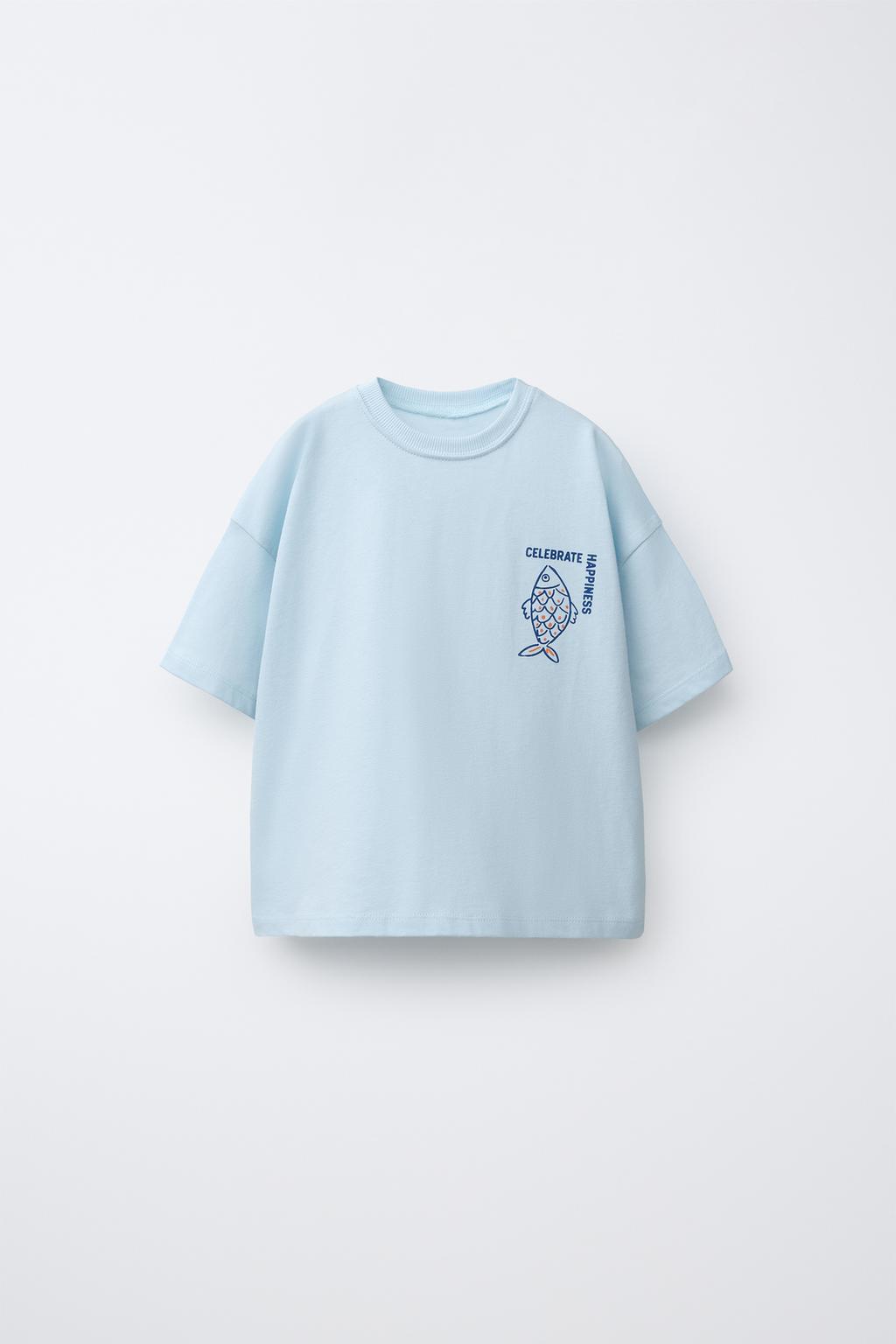 ФУТБОЛКА С ПРИНТОМ «РЫБЫ»