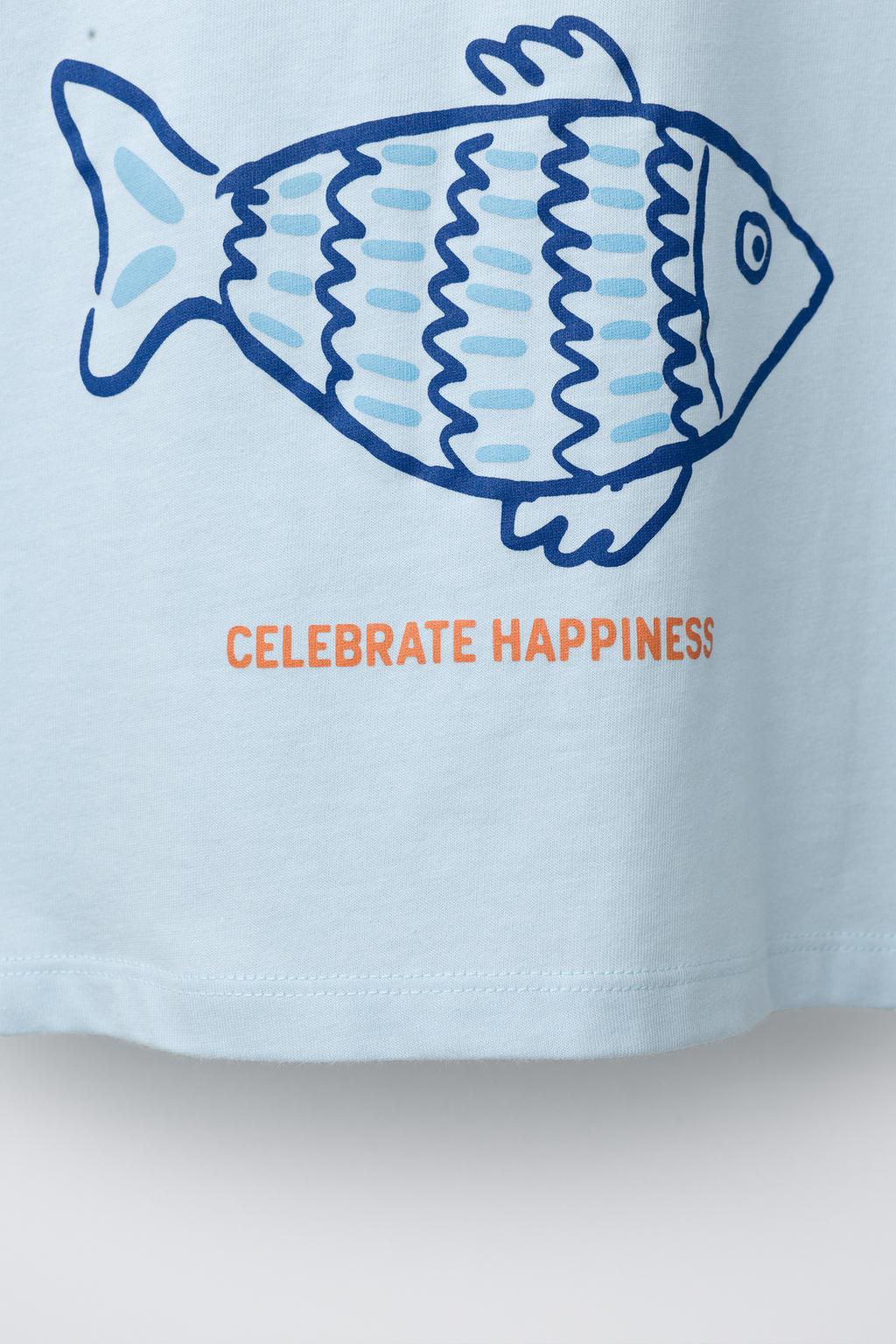 ФУТБОЛКА С ПРИНТОМ «РЫБЫ»