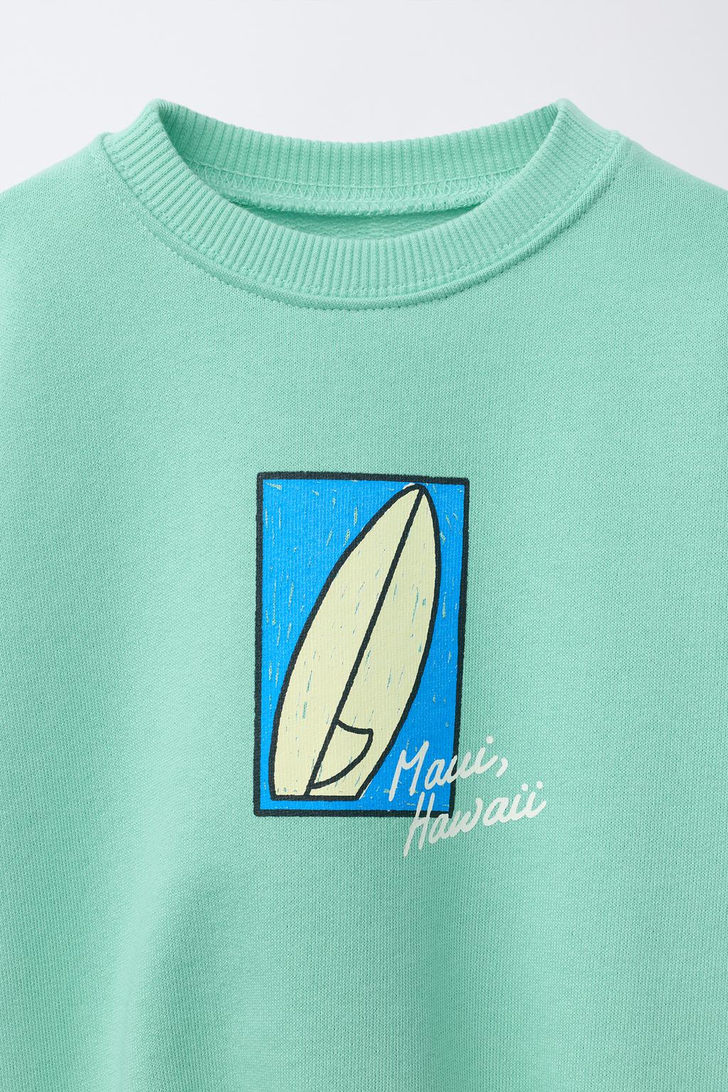 ТОЛСТОВКА С ПРИНТОМ «СЕРФИНГ»