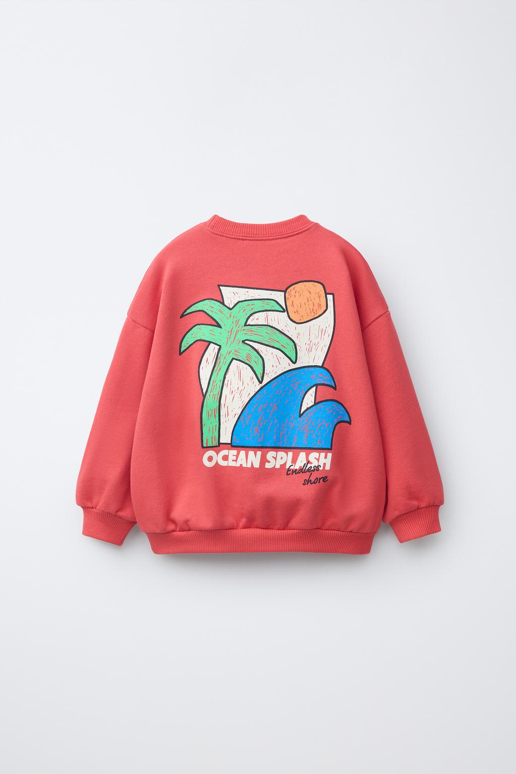 ТОЛСТОВКА С ПРИНТОМ «ПАЛЬМА»