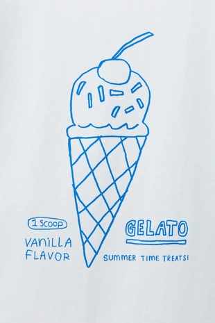 Футболка с принтом- Заказать в России