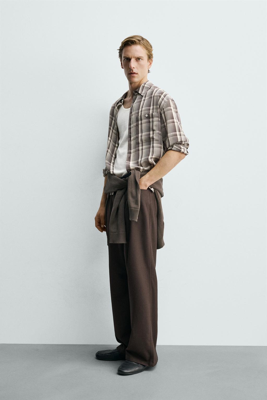 РУБАШКА СВОБОДНОГО КРОЯ В КЛЕТКУ