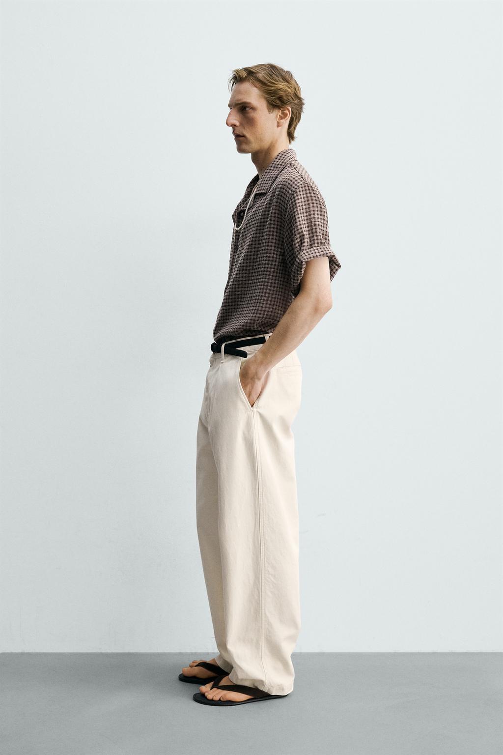 РУБАШКА RELAXED FIT ЖАККАРД В КЛЕТКУ