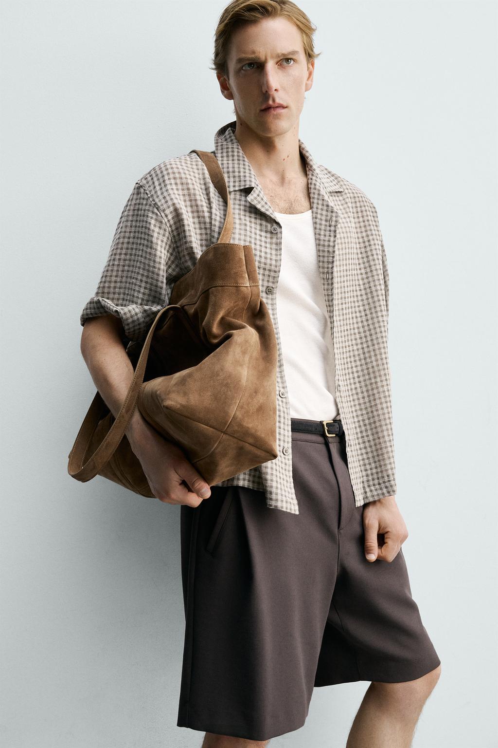 РУБАШКА RELAXED FIT ЖАККАРД В КЛЕТКУ