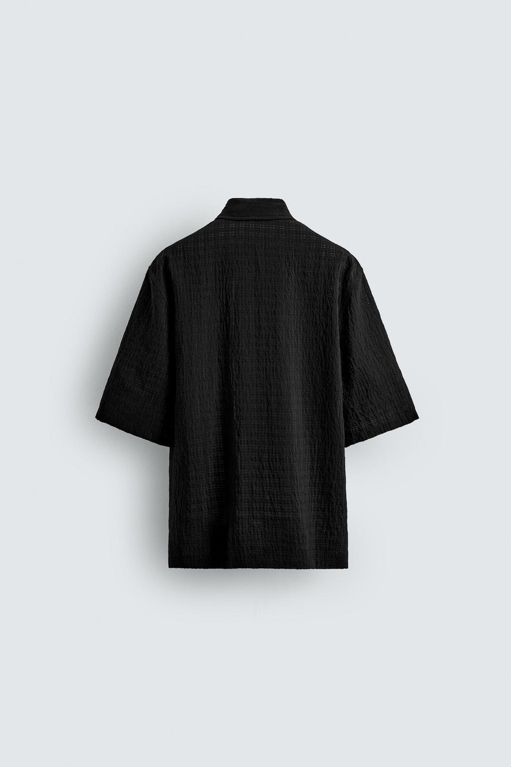 РУБАШКА RELAXED FIT JACQUARD В КЛЕТКУ