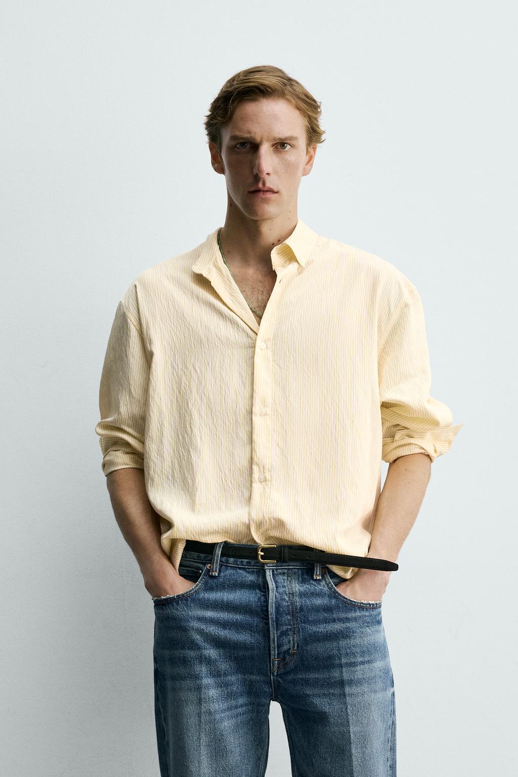 РУБАШКА СВОБОДНОГО КРОЯ В ПОЛОСКУ