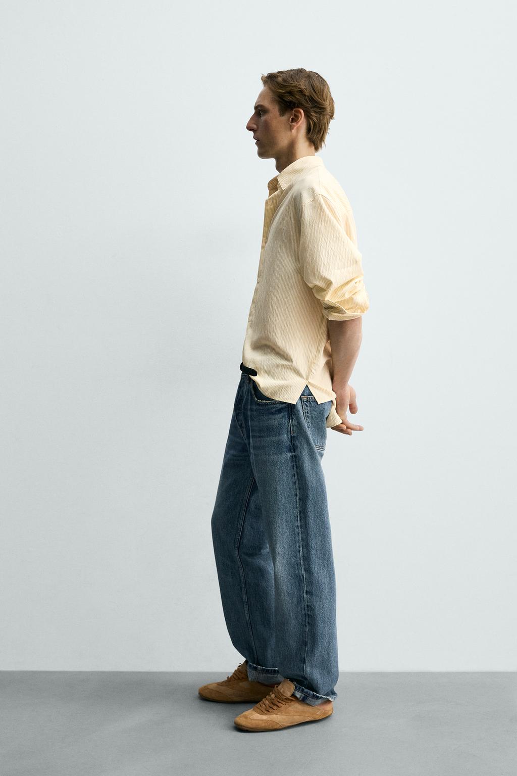 РУБАШКА СВОБОДНОГО КРОЯ В ПОЛОСКУ