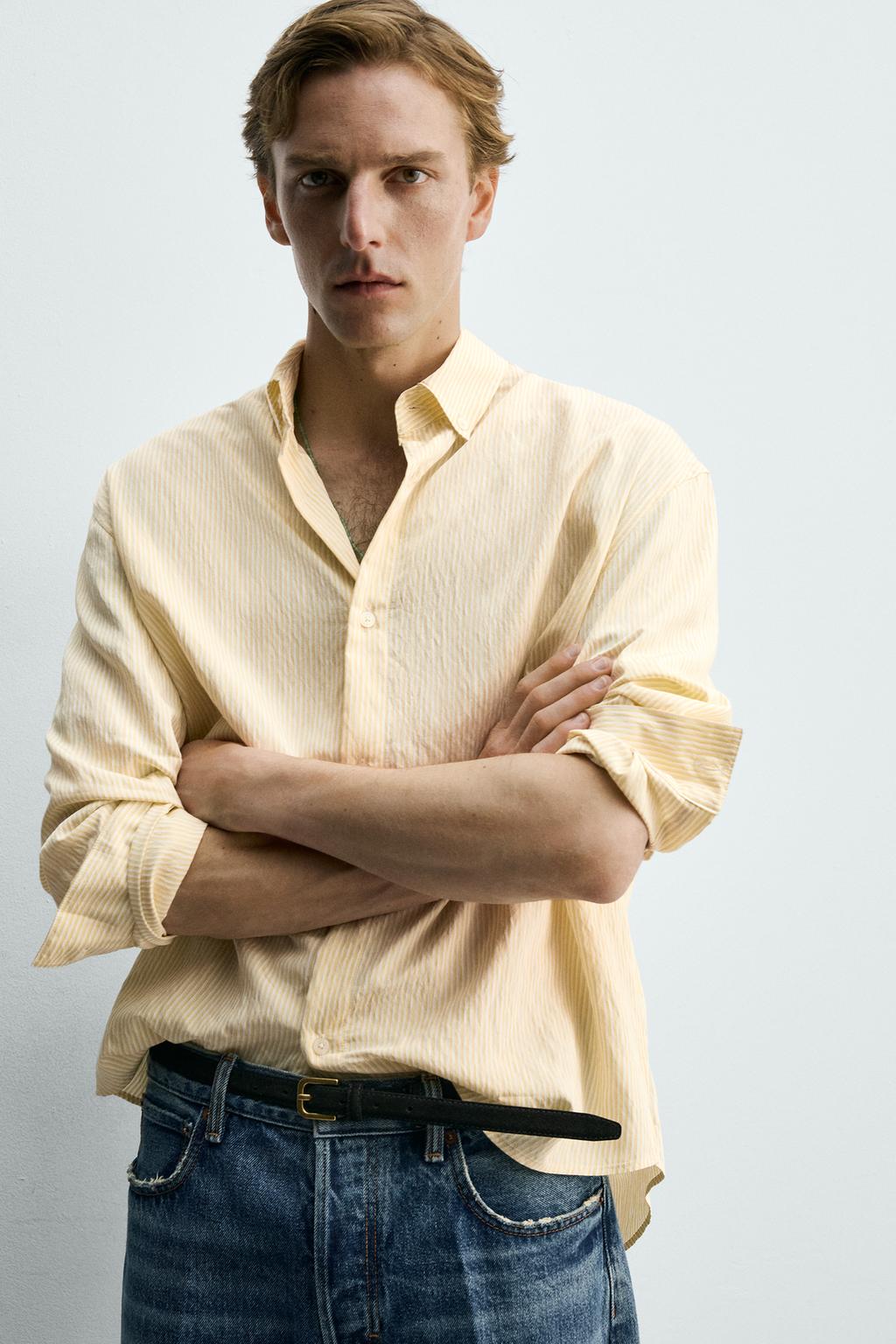 РУБАШКА СВОБОДНОГО КРОЯ В ПОЛОСКУ