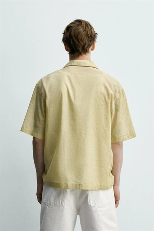 Полупрозрачная рубашка поло Boxy Fit- Заказать в России