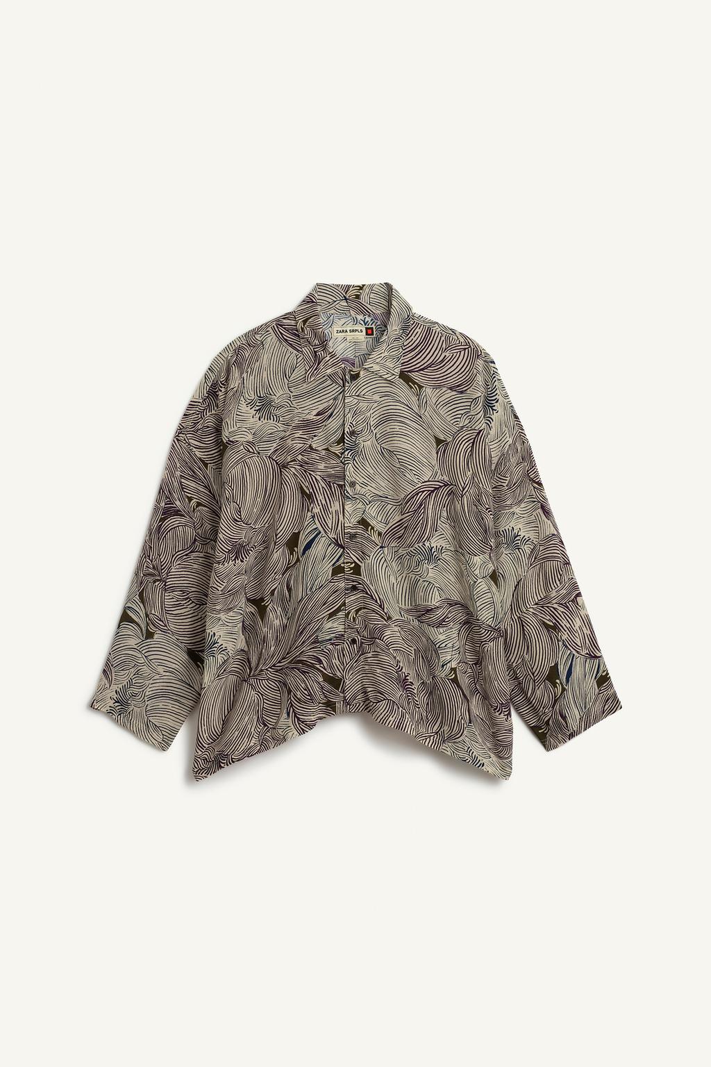 Рубашка с принтом