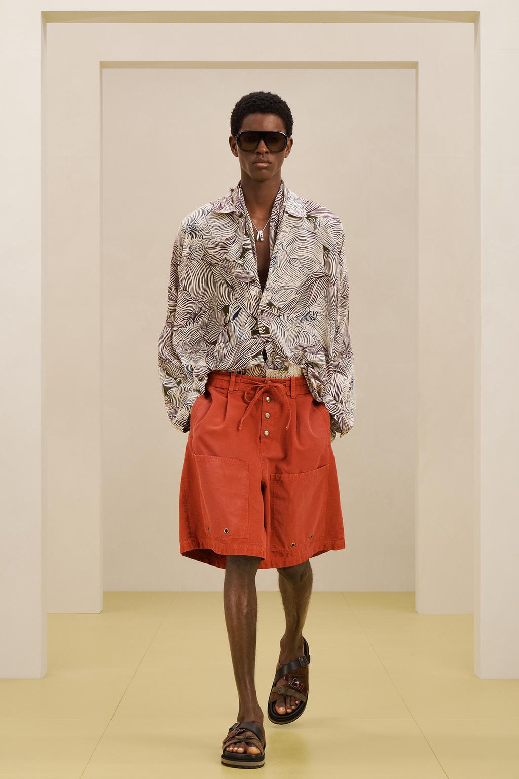 Рубашка с принтом