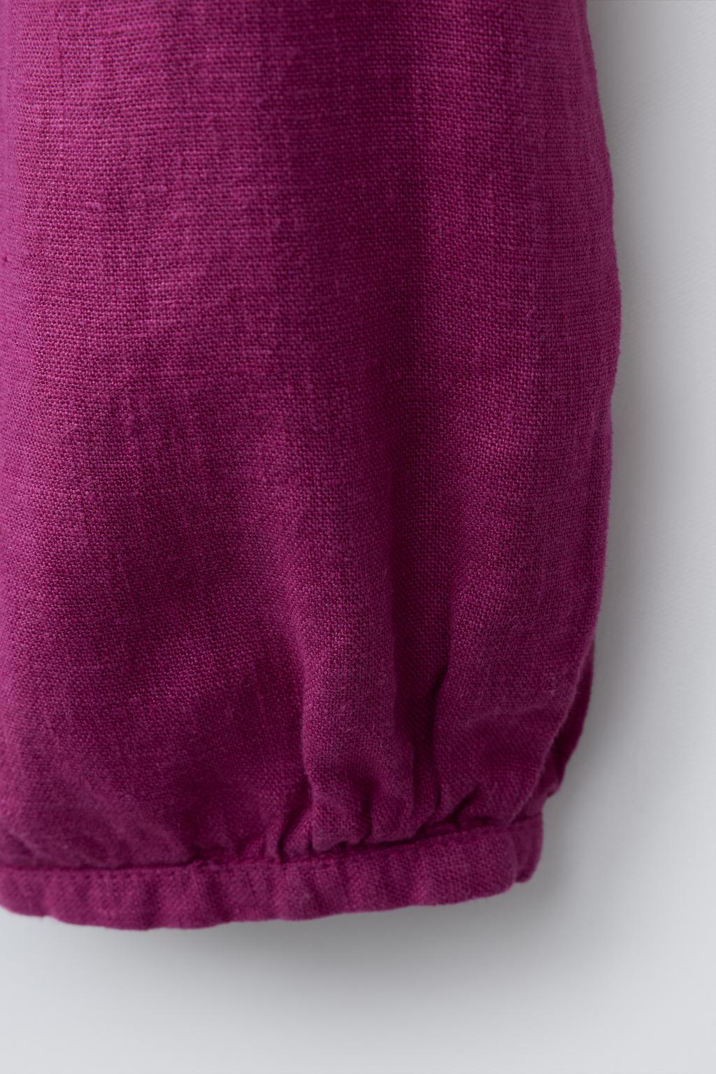 БРЮКИ-БАГГИ ИЗ 100% ЛЬНА