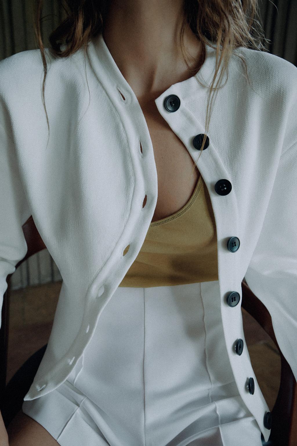 КАРДИГАН С АСИММЕТРИЧНОЙ ЗАСТЕЖКОЙ