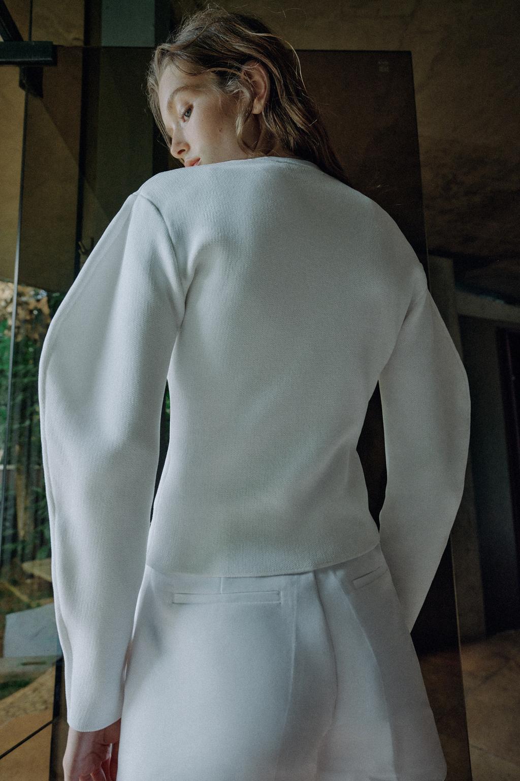 КАРДИГАН С АСИММЕТРИЧНОЙ ЗАСТЕЖКОЙ