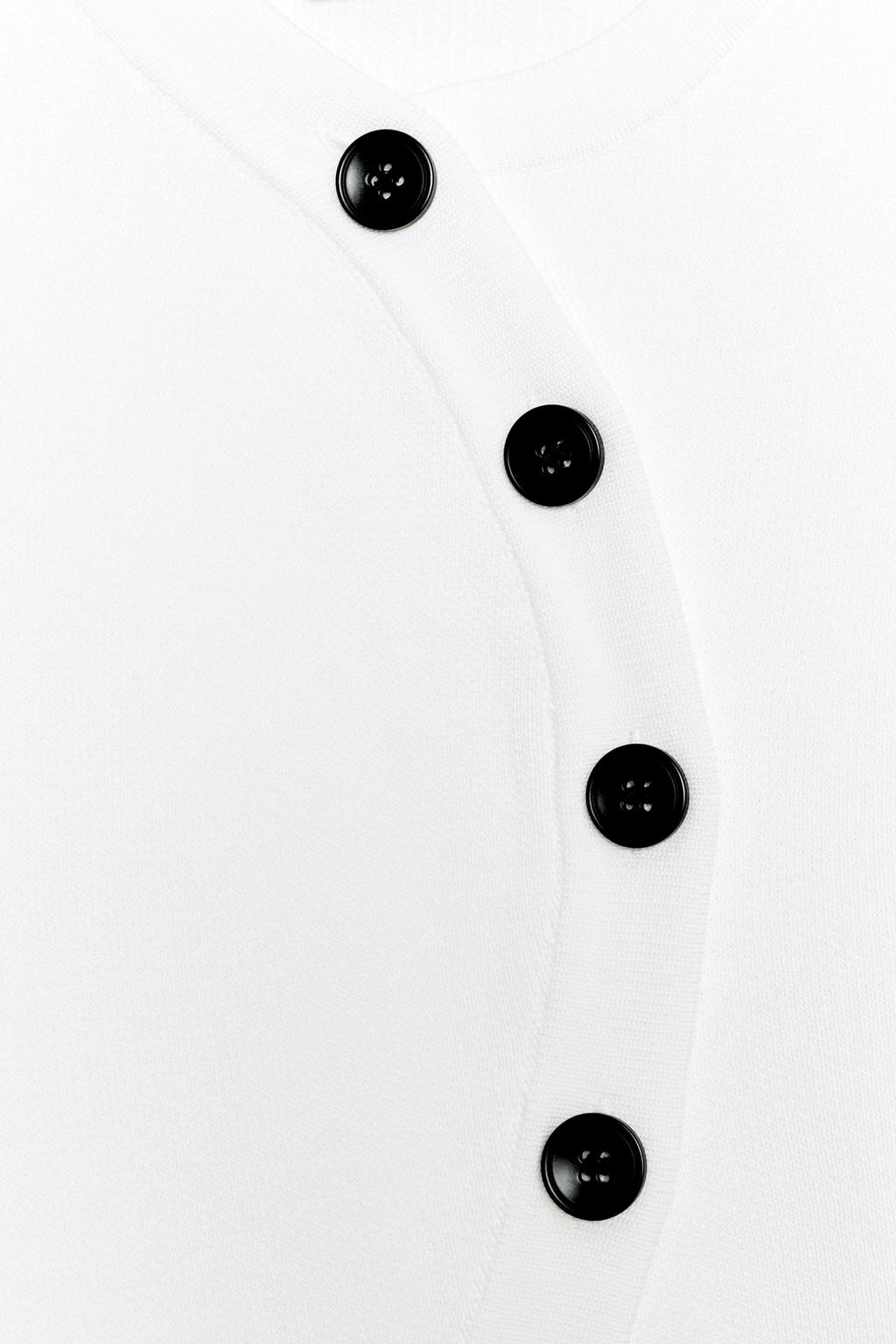 КАРДИГАН С АСИММЕТРИЧНОЙ ЗАСТЕЖКОЙ