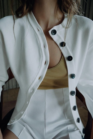 Кардиган с асимметричной застежкой- Заказать в России