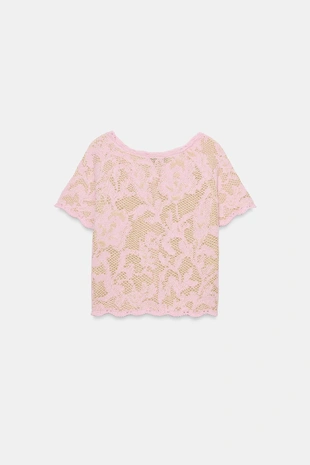 Жаккардовый кардиган с короткими рукавами- Заказать в России