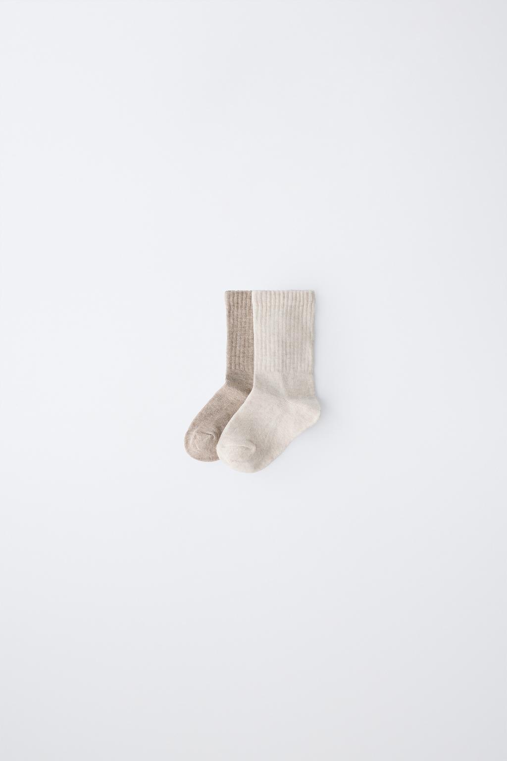 Набор из двух пар носков до середины икры