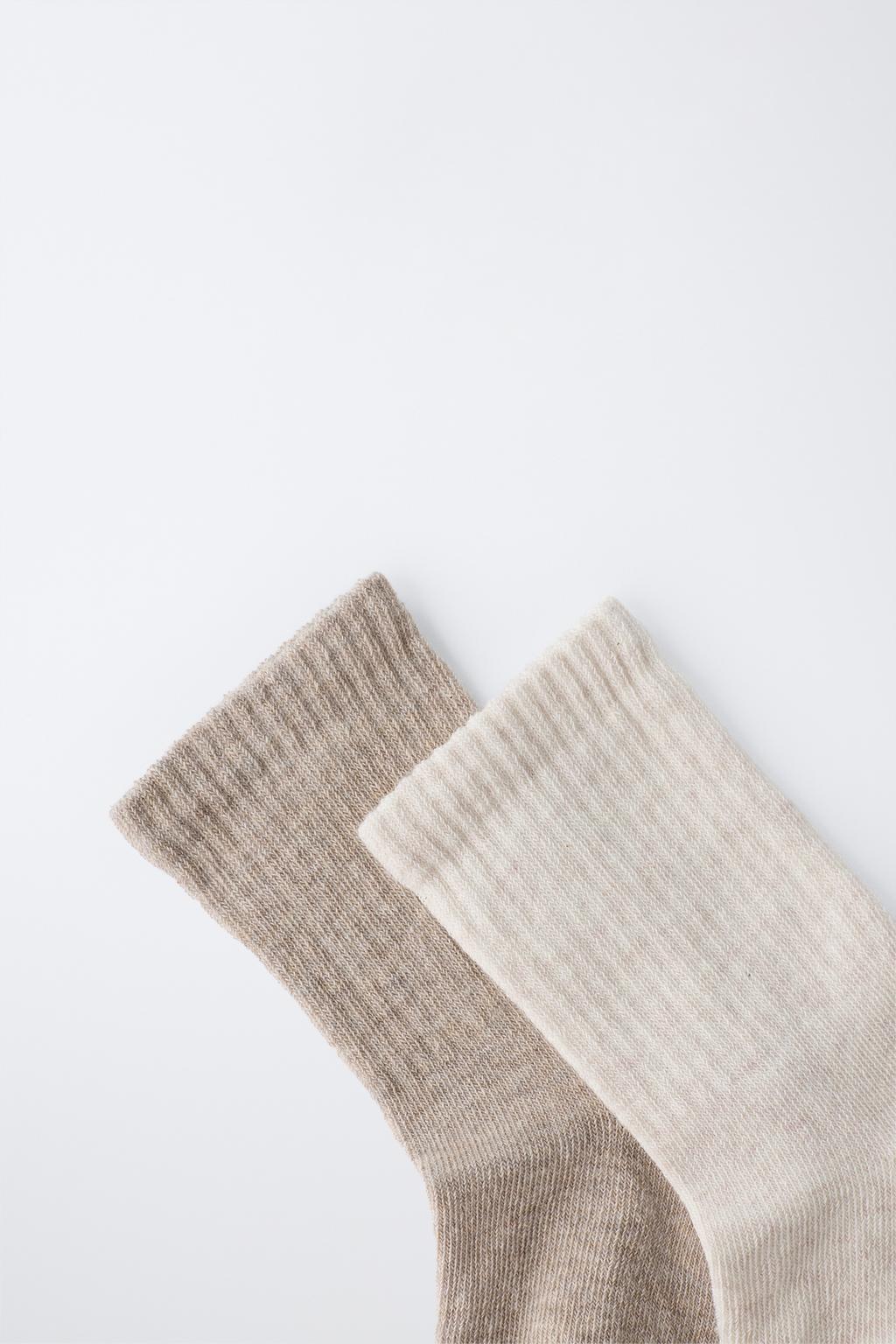 Набор из двух пар носков до середины икры