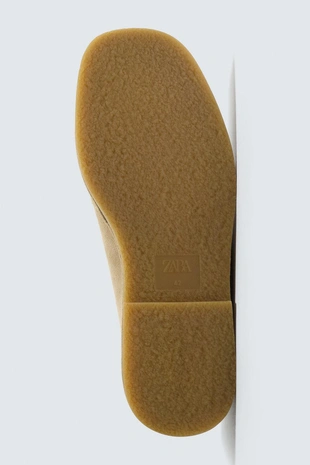 Кожаные туфли с простроченным носом- Заказать в России