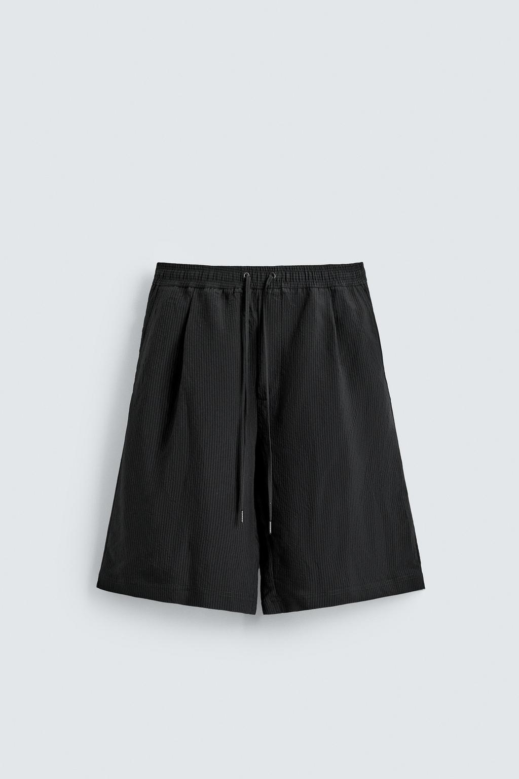 СВОБОДНЫЕ ЖАККАРДОВЫЕ ШОРТЫ В ПОЛОСКУ