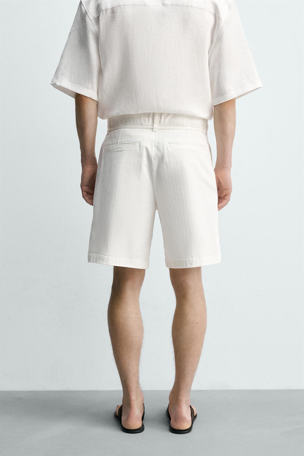 ШОРТЫ RELAXED FIT СО СКЛАДКАМИ