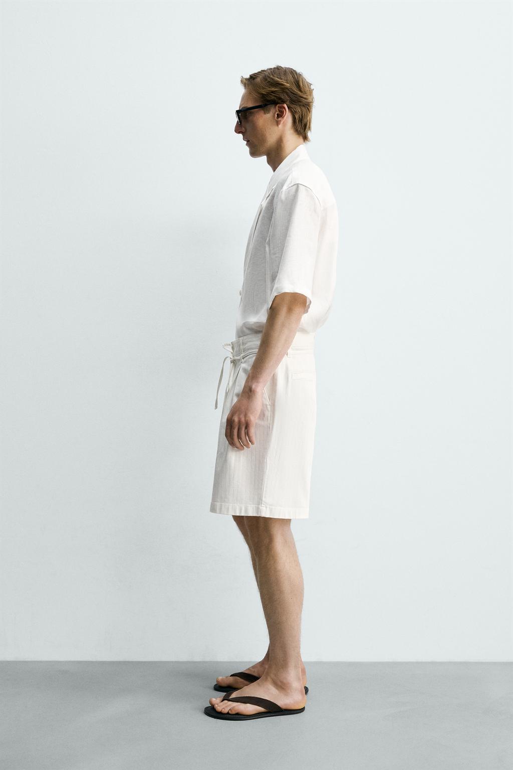 ШОРТЫ RELAXED FIT СО СКЛАДКАМИ