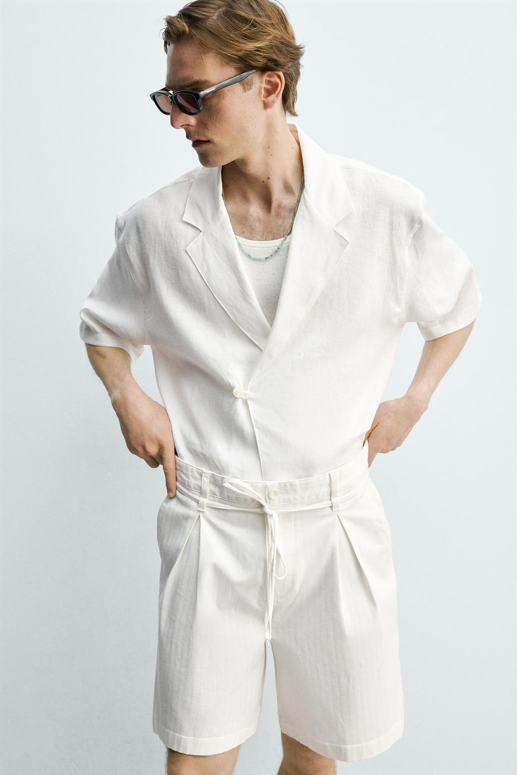 ШОРТЫ RELAXED FIT СО СКЛАДКАМИ