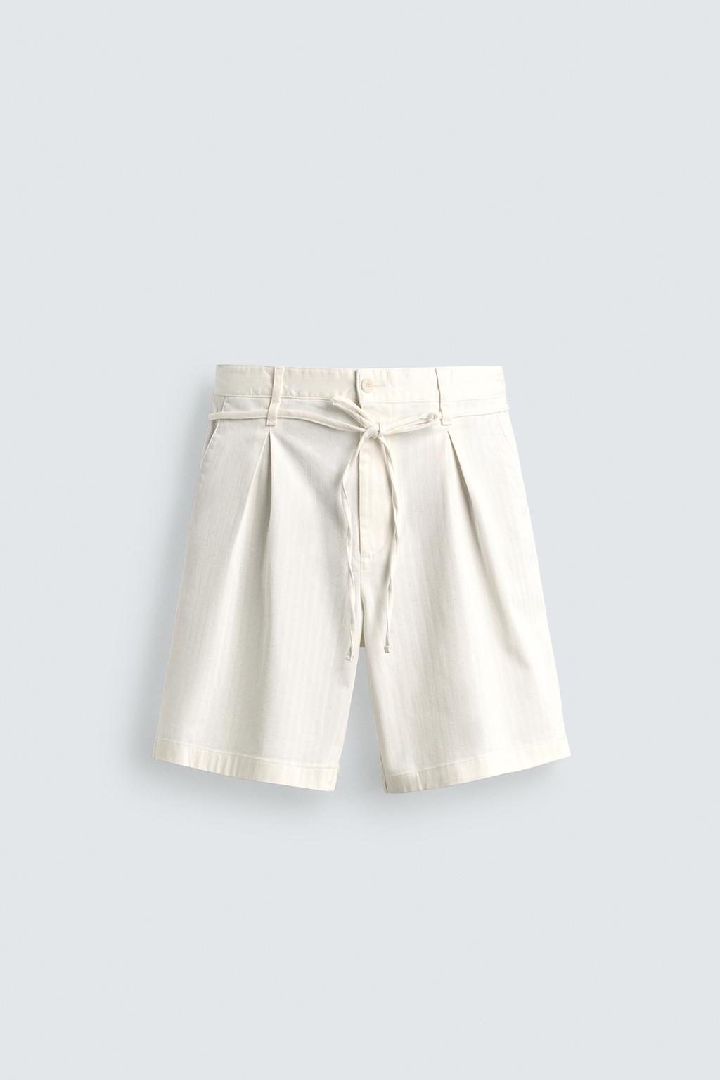 ШОРТЫ RELAXED FIT СО СКЛАДКАМИ