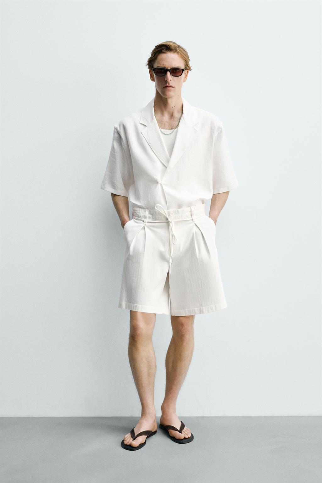 ШОРТЫ RELAXED FIT СО СКЛАДКАМИ