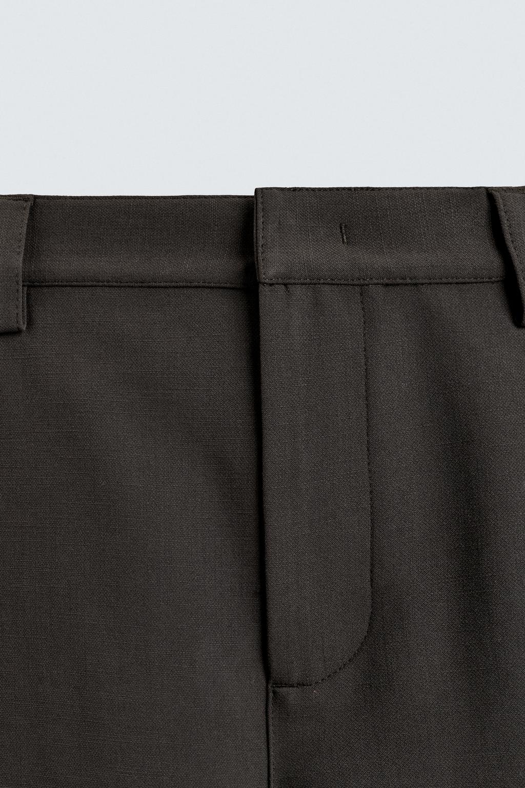 ШОРТЫ RELAXED FIT С БОКОВЫМИ СКЛАДКАМИ