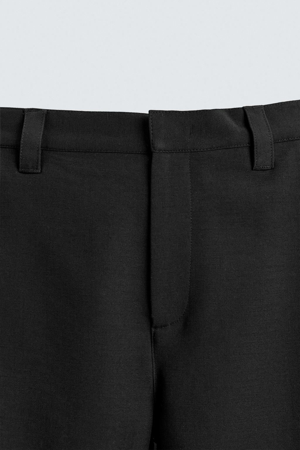 ШОРТЫ RELAXED FIT С БОКОВЫМИ СКЛАДКАМИ