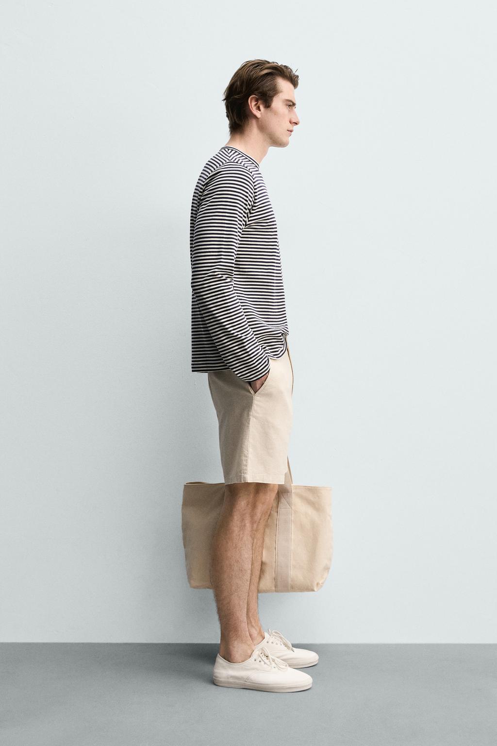 ШОРТЫ REGULAR FIT ИЗ РЕЛЬЕФНОЙ ТКАНИ