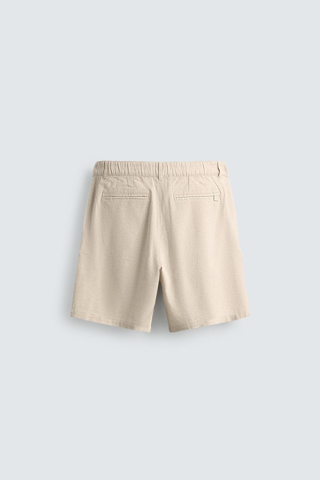 ШОРТЫ REGULAR FIT ИЗ РЕЛЬЕФНОЙ ТКАНИ