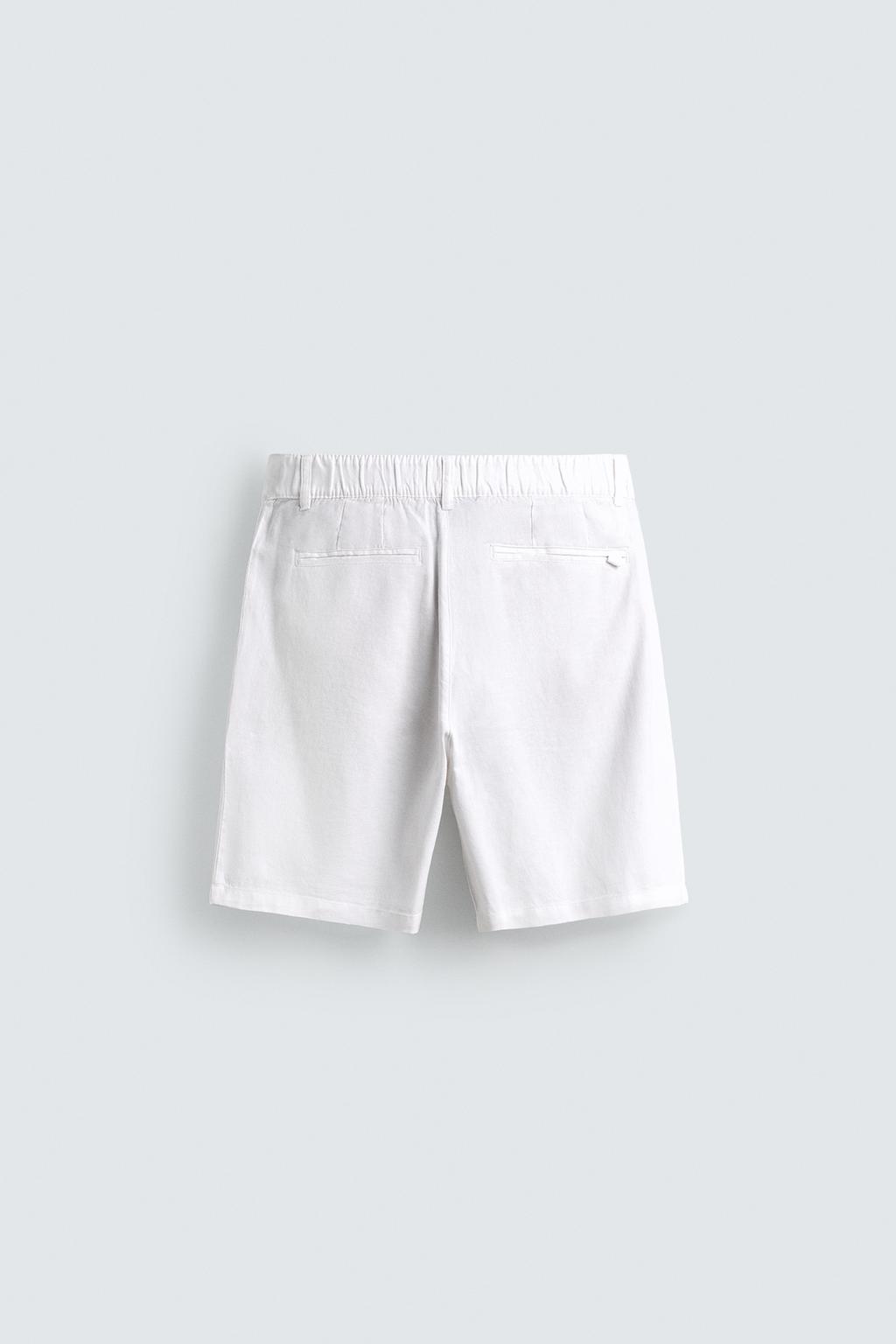 ШОРТЫ REGULAR FIT ИЗ РЕЛЬЕФНОЙ ТКАНИ